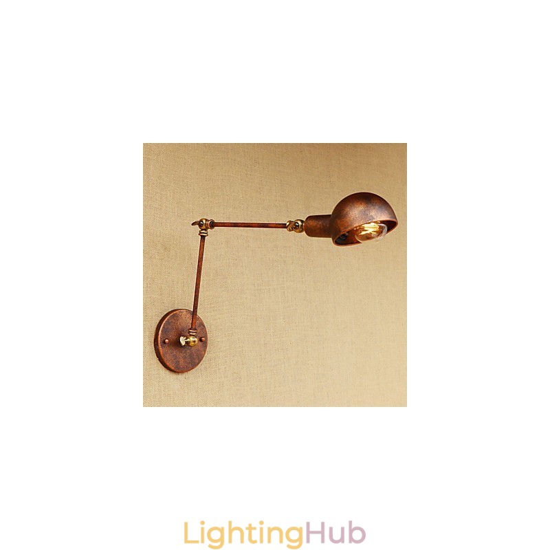 Vintage Country Painting Feature for Mini Style Swing Arm Eye Protection Ambient Light Swing Arm LightsWall