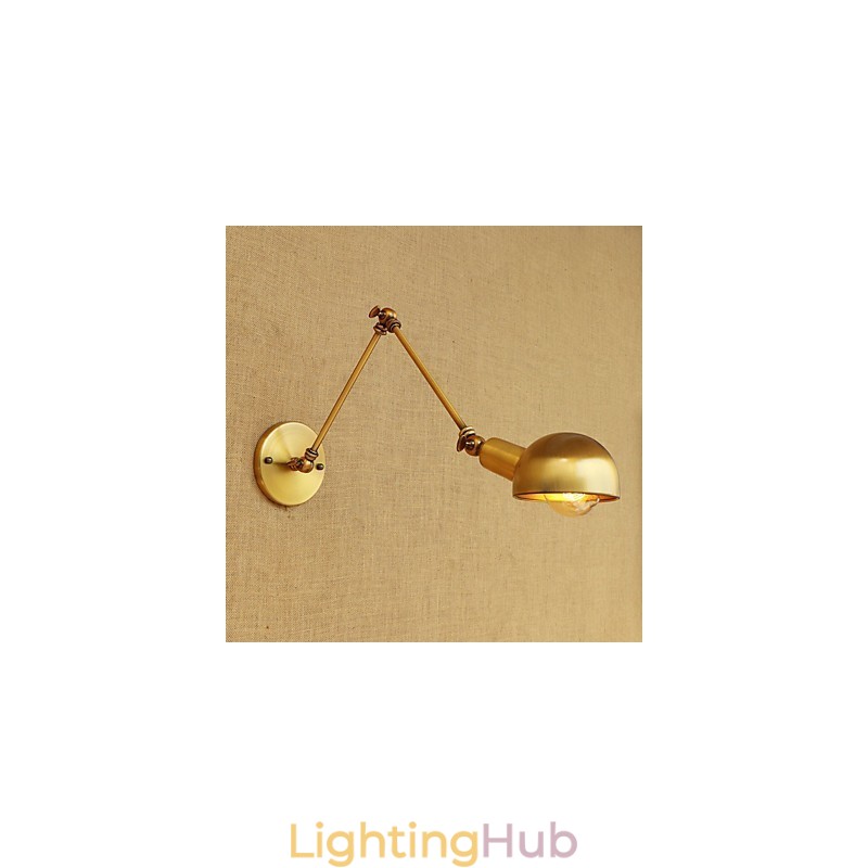 Vintage Country Painting Feature for Mini Style Swing Arm Eye Protection Ambient Light Swing Arm LightsWall