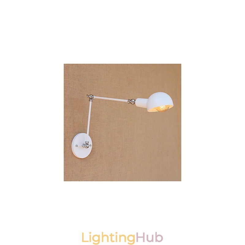 Vintage Country Painting Feature for Mini Style Swing Arm Eye Protection Ambient Light Swing Arm LightsWall
