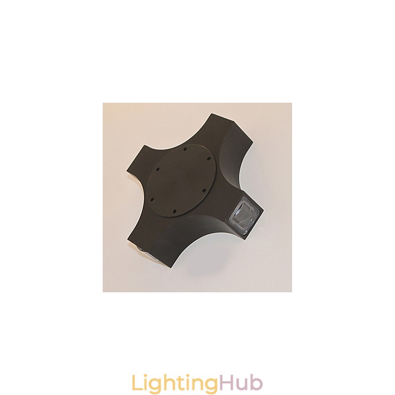 Integrated Simple Novelty Country Feature for Eye Protection Ambient Light Wall Sconces Cross Star Outdoor Waterproof Courtyard Wall Lamp