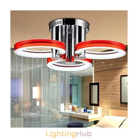 Modern Contemporary Chrome Metal Chandelier Flush Mount Modern Contemporary Chrome Metal Chandelier Flush Mount