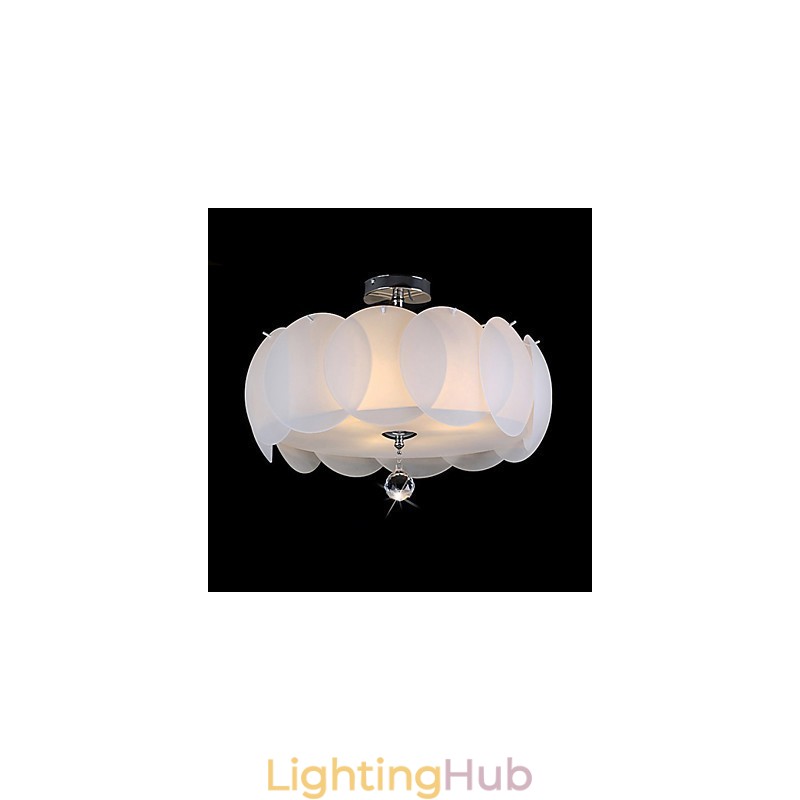 3 Light Glass Chandelier Modern Pendant Light Family