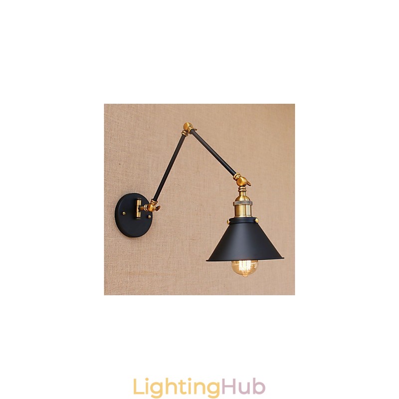 Vintage Country Electroplated Feature for Mini Style Swing Arm Eye Protection Downlight Swing Arm Lights