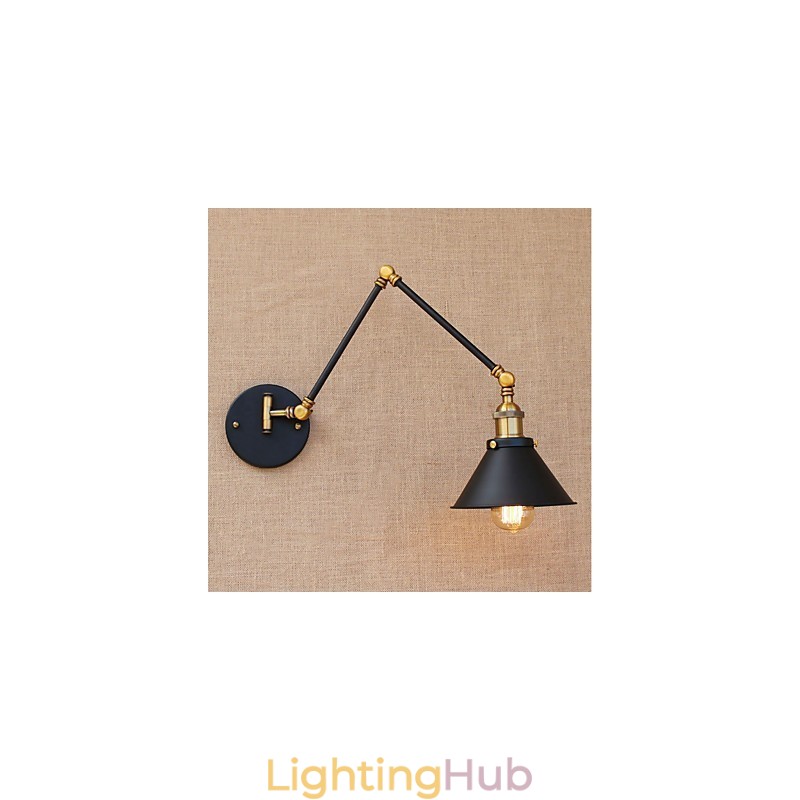 Vintage Country Electroplated Feature for Mini Style Swing Arm Eye Protection Downlight Swing Arm Lights