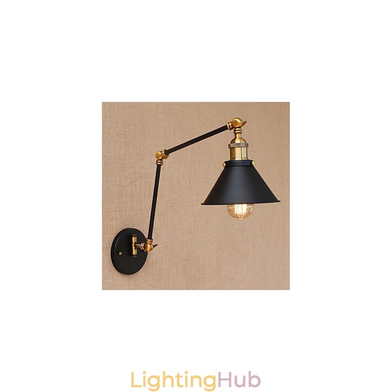 Vintage Country Electroplated Feature for Mini Style Swing Arm Eye Protection Downlight Swing Arm Lights