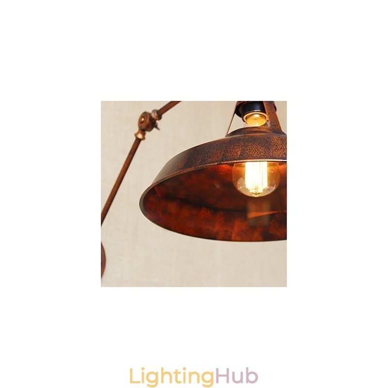 Long arm Half rusty Industrial Retro Nostalgic Retractable Folding Wall Sconces Wall Light