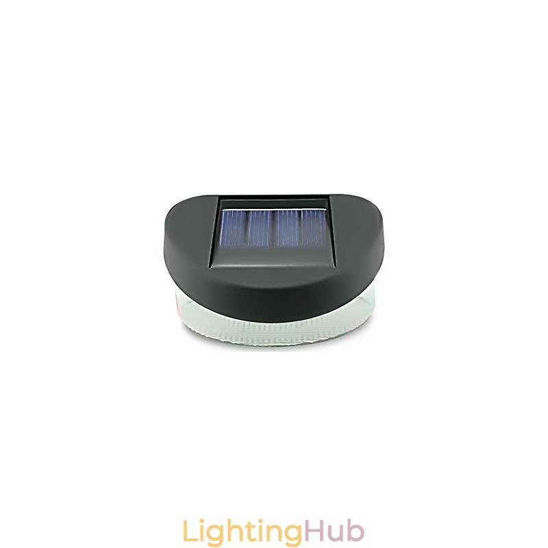 White Light Solar Light Path Wall Landscape Mount Garden Fence Light