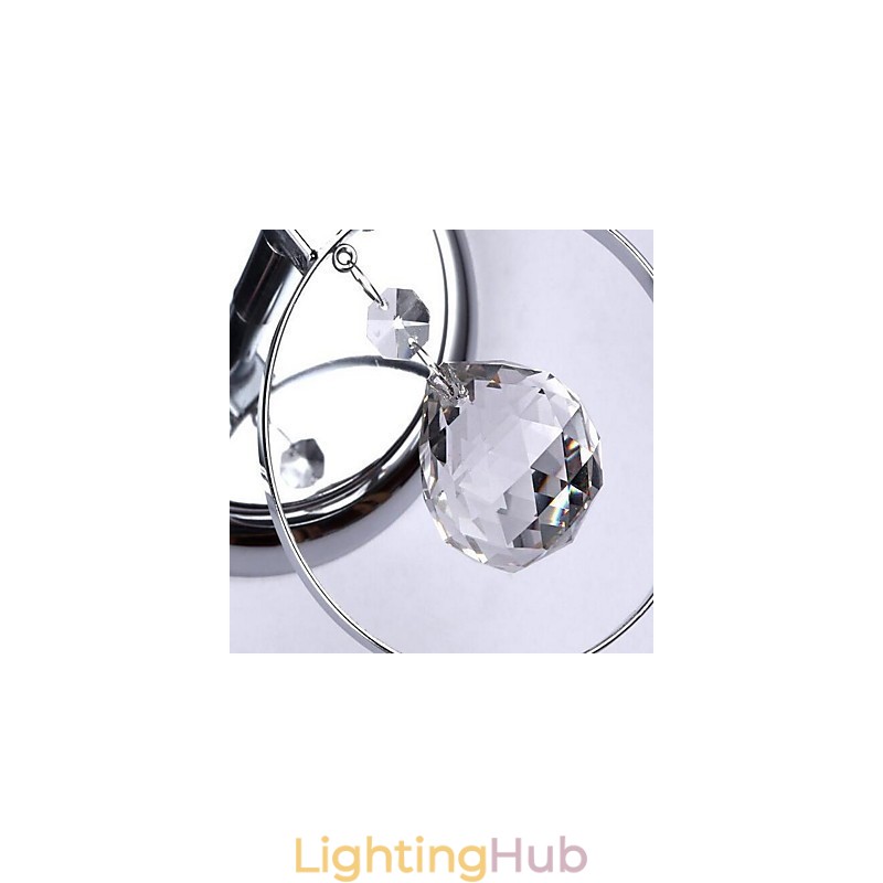 Crystal Modern Contemporary Electroplated Feature Uplight Wall Sconces Wall Light