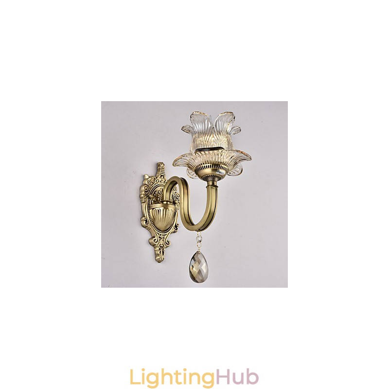 Rustic Lodge Brass Feature for Mini Style Uplight Wall Sconces Wall Light
