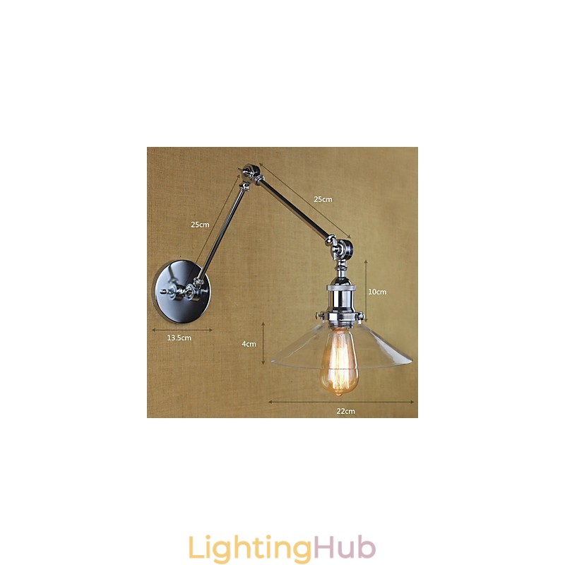 Vintage Country Retro Electroplate Feature for Mini Style Swing Arm Ambient Light Swing