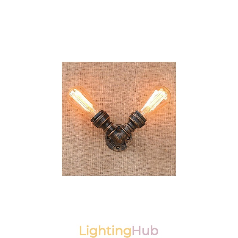 Nostalgia Simple Water Pipe Decorative Small Wall Lamp Wall Light