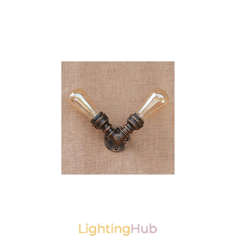 Nostalgia Simple Water Pipe Decorative Small Wall Lamp Wall Light