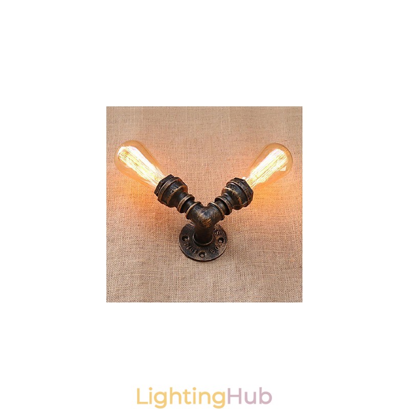 Nostalgia Simple Water Pipe Decorative Small Wall Lamp Wall Light