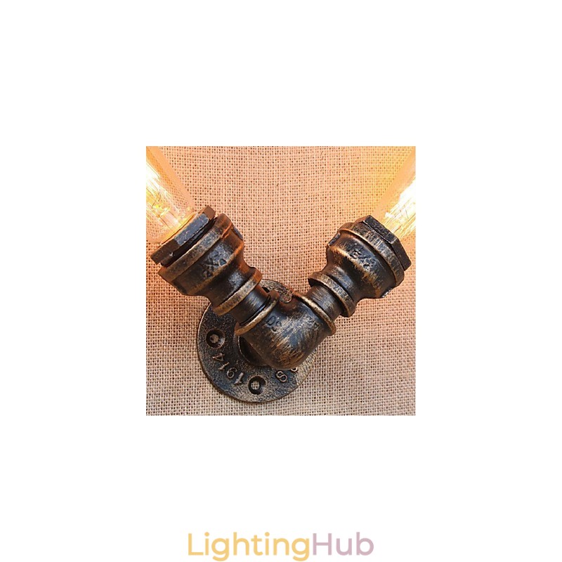 Nostalgia Simple Water Pipe Decorative Small Wall Lamp Wall Light