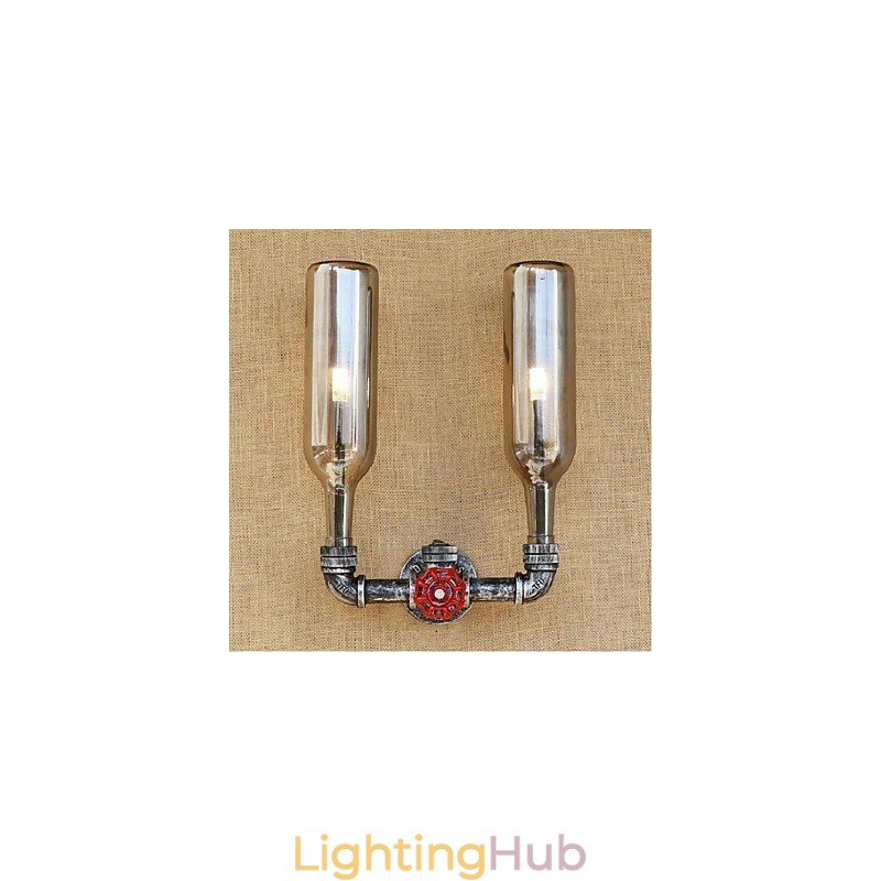 Water Bottle Wall Lamp Wall Light Gray