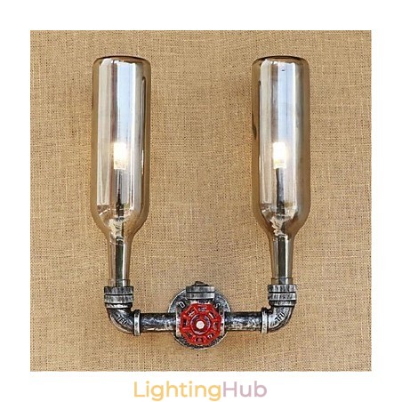 Water Bottle Wall Lamp Wall Light Gray Water Bottle Wall Lamp Wall Light Gray