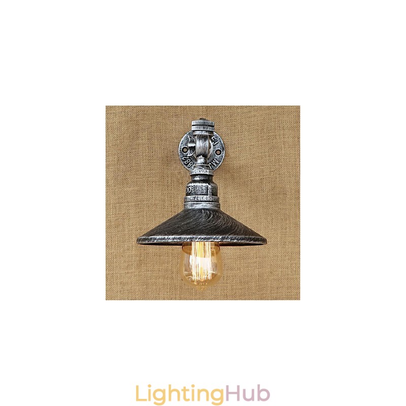 Rustic Lodge Painting Feature for Ambient Light Wall Sconces Wall Light Silver