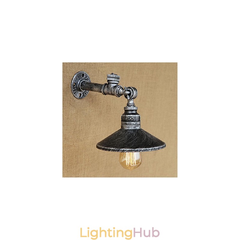 Rustic Lodge Painting Feature for Ambient Light Wall Sconces Wall Light Silver