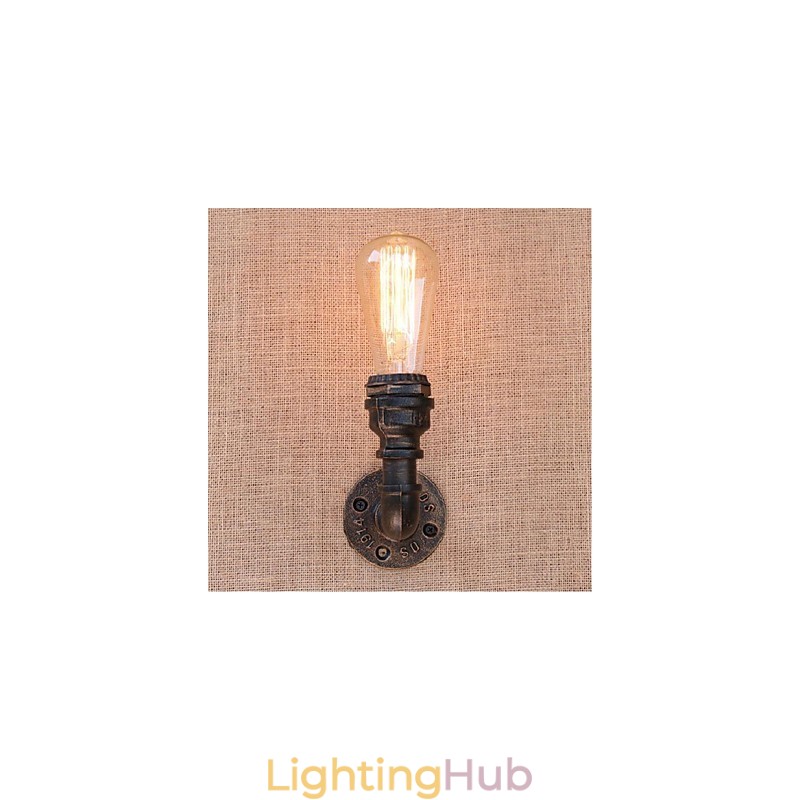 Nostalgia Simple Water Pipe Decorative Small Wall Lamp Wall Light
