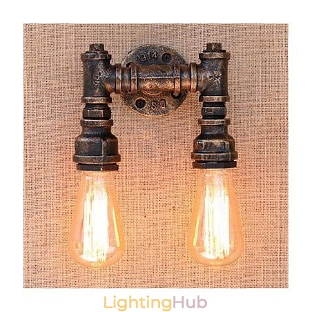 Nostalgia Simple Water Pipe Decorative Small Wall Lamp Wall Light Nostalgia Simple Water Pipe Decorative Small Wall Lamp Wall Light