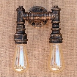 Nostalgia Simple Water Pipe Decorative Small Wall Lamp Wall Light