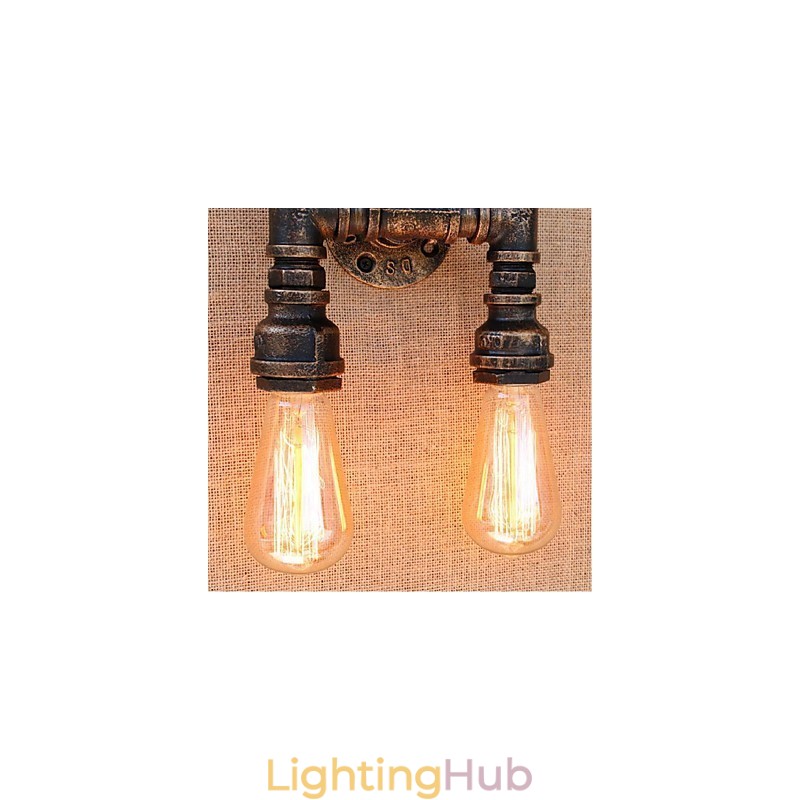 Nostalgia Simple Water Pipe Decorative Small Wall Lamp Wall Light