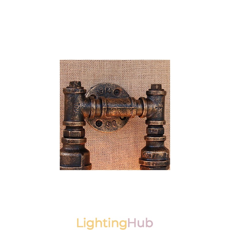 Nostalgia Simple Water Pipe Decorative Small Wall Lamp Wall Light