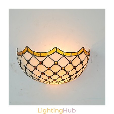 Retro Country Wall Lights Glass Shade Living Room Bedroom Restaurant Cafe Bar Wall Sconces