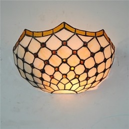 Retro Country Wall Lights Glass Shade Living Room Bedroom Restaurant Cafe Bar Wall Sconces