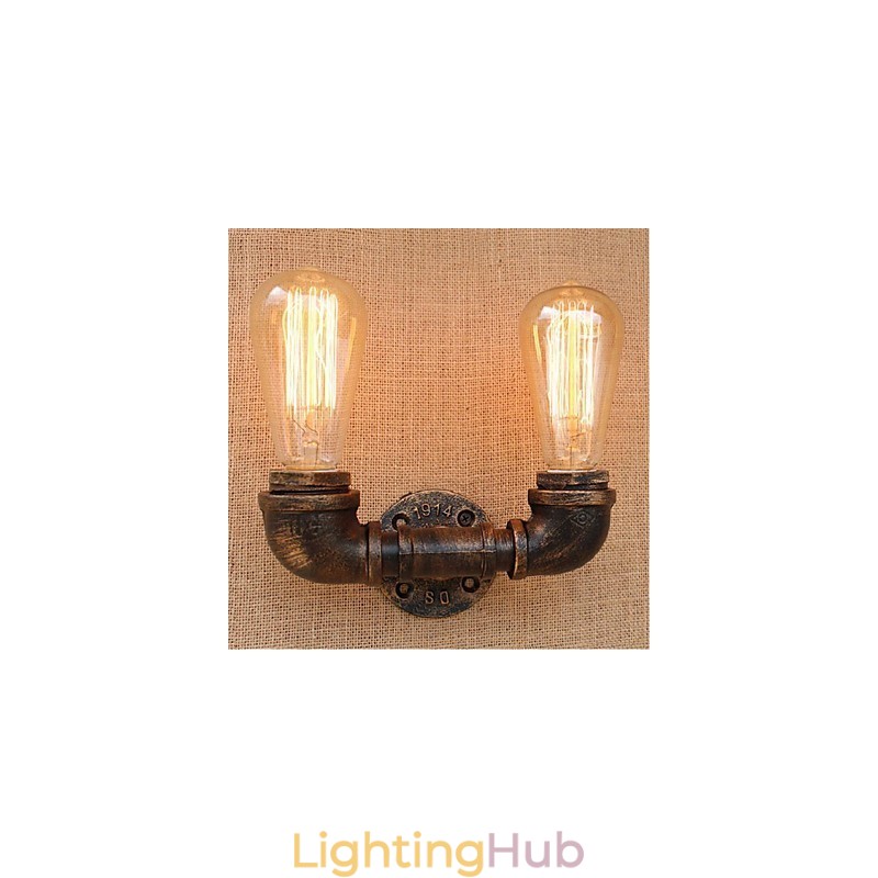 Nostalgia Simple Water Pipe Decorative Small Wall Lamp Wall Light
