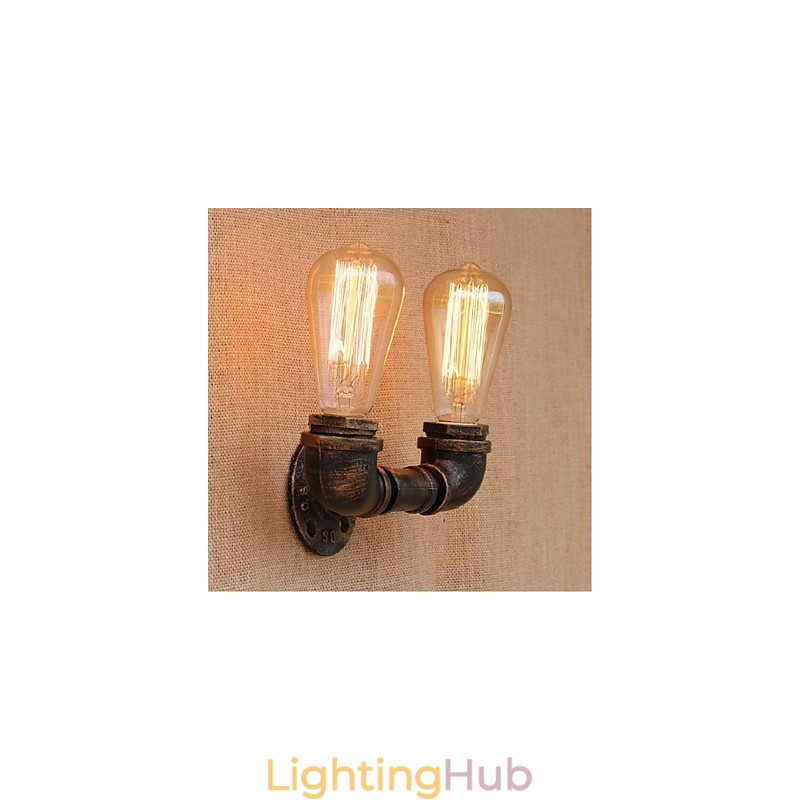Nostalgia Simple Water Pipe Decorative Small Wall Lamp Wall Light