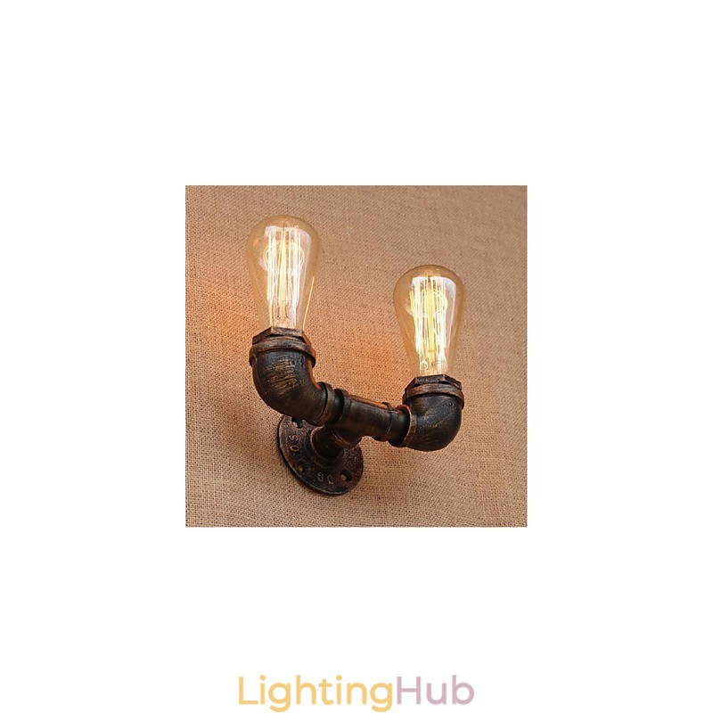 Nostalgia Simple Water Pipe Decorative Small Wall Lamp Wall Light