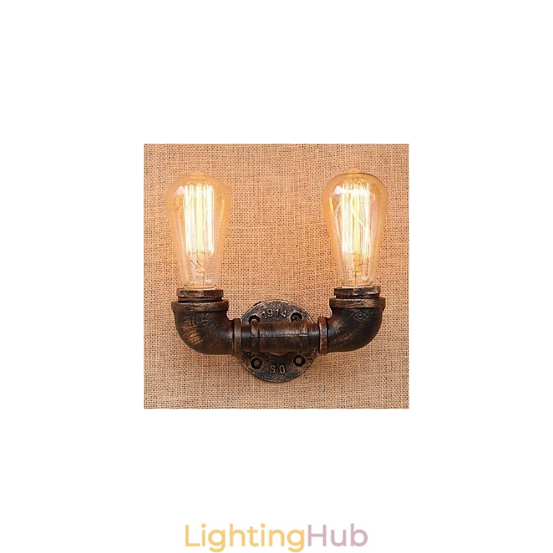Nostalgia Simple Water Pipe Decorative Small Wall Lamp Wall Light
