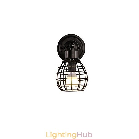 Retro Pipe Wall Lights Simple Loft Black Birdcage Metal Dining Room Kitchen Bar Cafe Decoration lighting Retro Pipe Wall Lights Simple Loft Black Birdcage Metal Dining Room Kitchen Bar Cafe Decoration lighting
