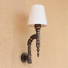 Rustic Lodge Country Antique Brass Feature for Ambient Light Wall Sconces Wall Light
