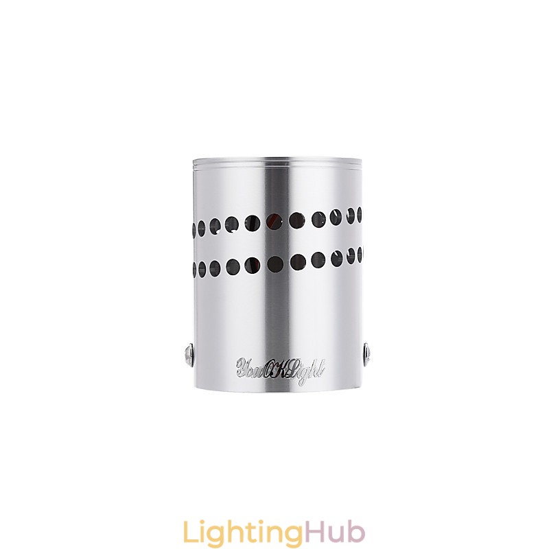 Modern Contemporary Electroplated Feature for Ambient LightFlush Mount wallV