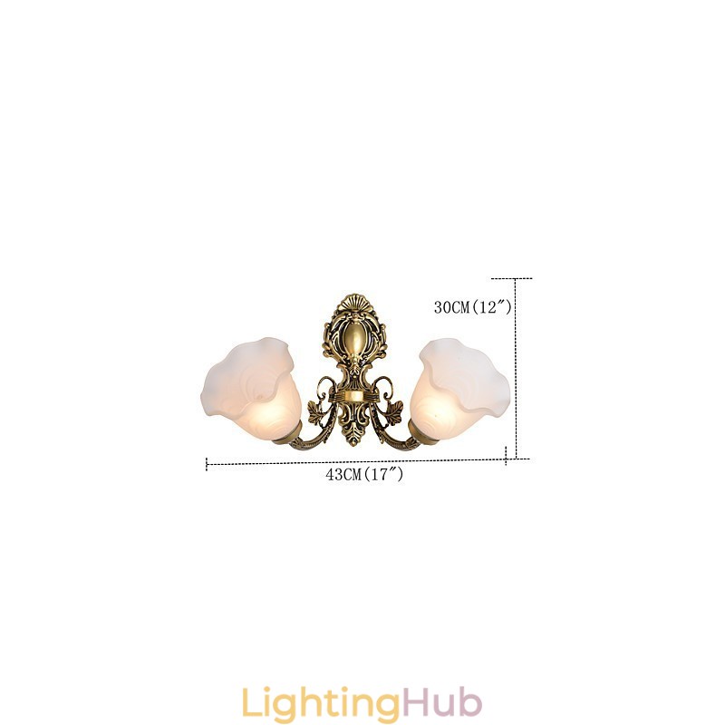 Country Painting Feature for Mini Style Uplight Wall Sconces Wall Light