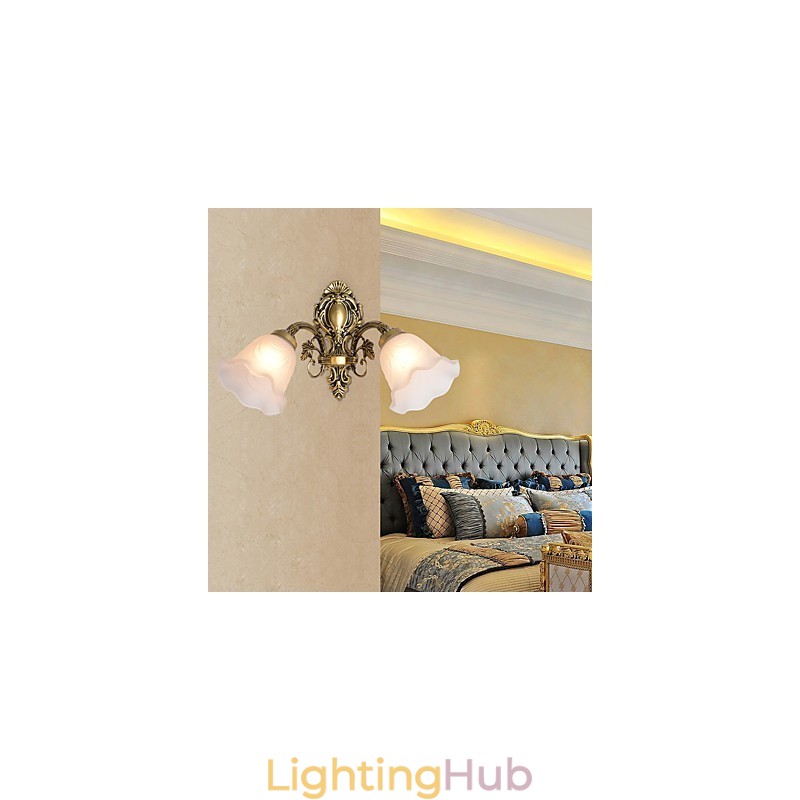 Country Painting Feature for Mini Style Uplight Wall Sconces Wall Light