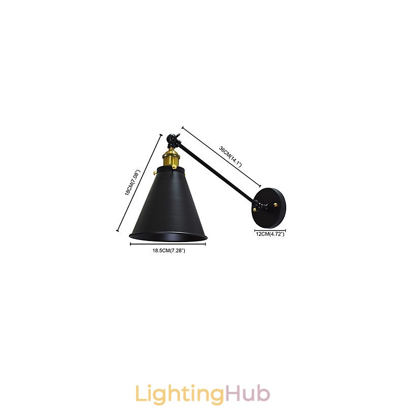 Buzz Paint Single Wall Iron Wall Lamp Dumb Black Lightsaber Lamp On Wall
