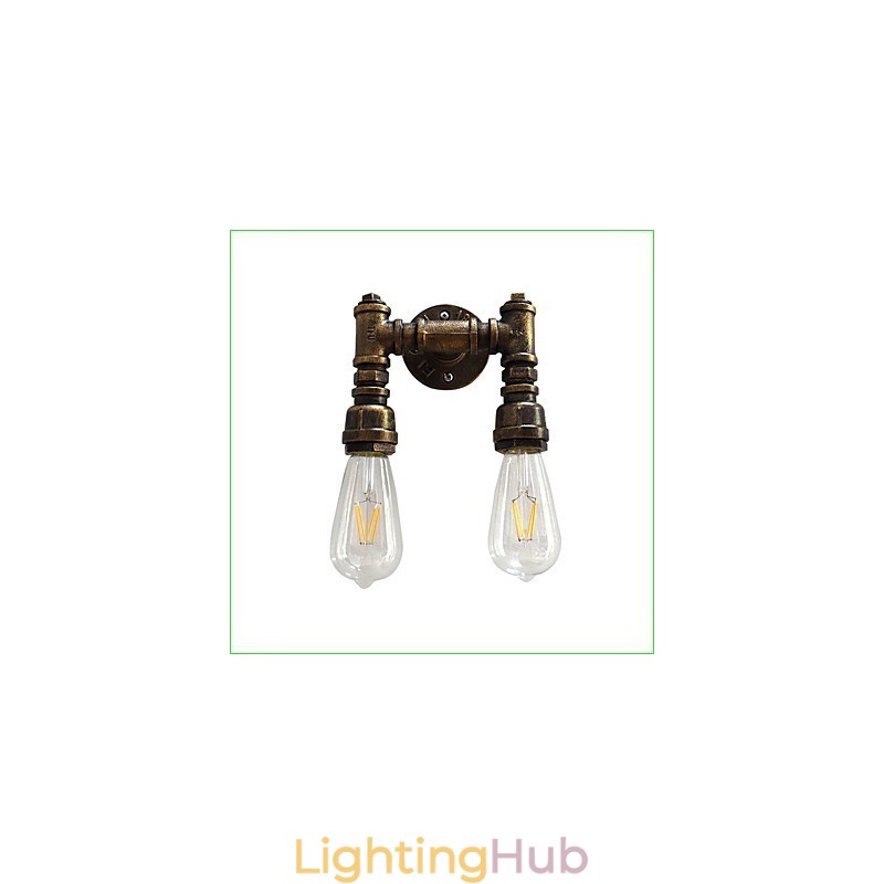 Rustic Lodge Traditional Classic Antique Brass Feature for Ambient Light Wall Sconces Wall Light