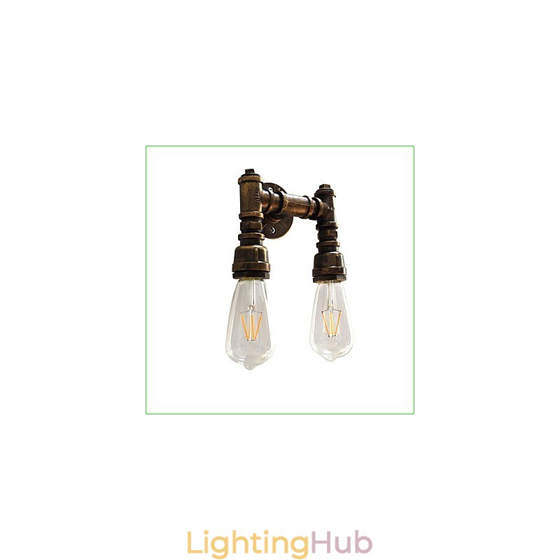 Rustic Lodge Traditional Classic Antique Brass Feature for Ambient Light Wall Sconces Wall Light