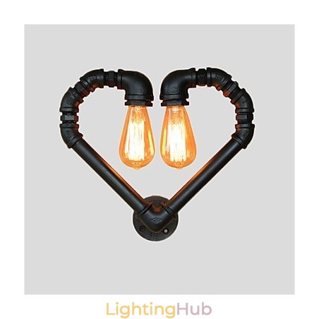 Vintage Water Pipe Loving Heart Creative Wall Lights Industrial Living Room Restaurant Bars Cafe decoration Wall Sconces Vintage Water Pipe Loving Heart Creative Wall Lights Industrial Living Room Restaurant Bars Cafe decoration Wall Sconces