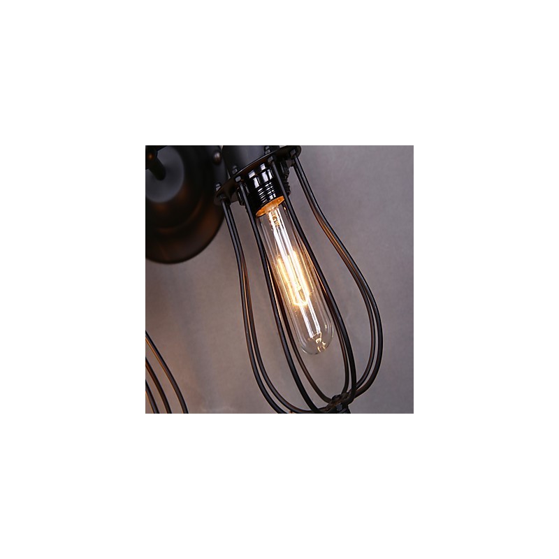 Traditional Classic Rustic Lodge Country Painting Feature for Swing Arm Ambient Light Wall Sconces Wall Light
