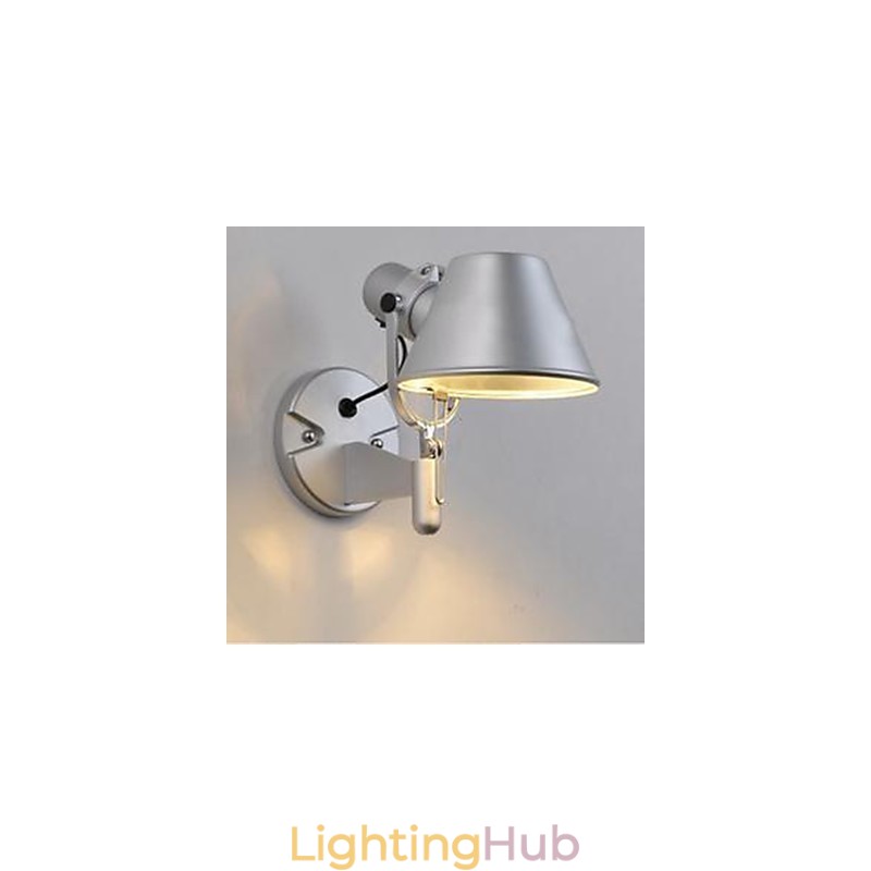 Modern Contemporary Silver Feature for Eye Protection Ambient Light Wall Sconces Wall Light