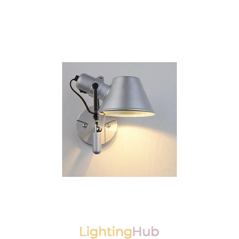 Modern Contemporary Silver Feature for Eye Protection Ambient Light Wall Sconces Wall Light