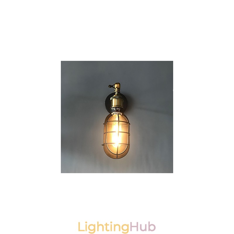Vintage Black Metal Loft Wall Lamps Living Room Dining Room Hallway Cafe Bars Bar Wall Lamp