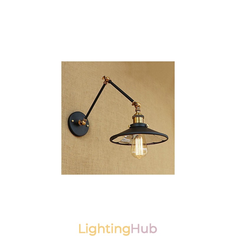 Rustic Lodge Country Retro Electroplated Feature for Mini Style Swing Arm Ambient Light