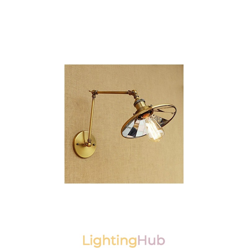 Rustic Lodge Country Retro Electroplated Feature for Mini Style Swing Arm Ambient Light