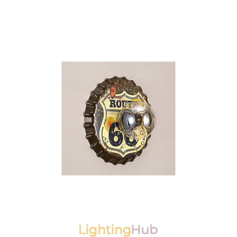 Traditional Classic Rustic Lodge Country Painting Feature for Mini Style Ambient Light Wall Sconces Wall Light