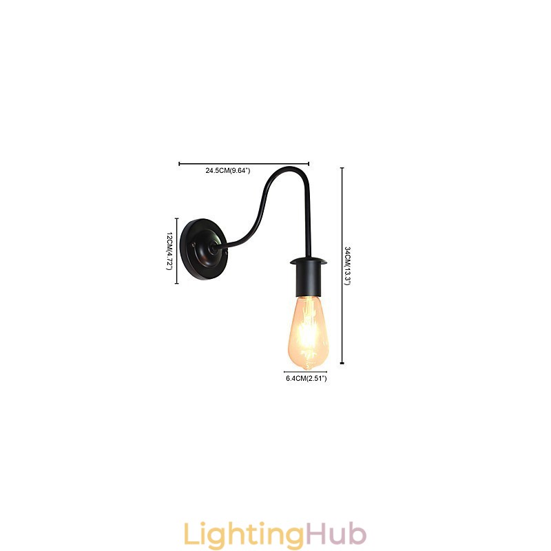 Wall Sconces Wall Iron Wall Lamp Dumb Black Lightsaber Lamp On Wall